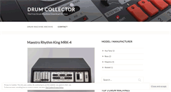 Desktop Screenshot of drumcollector.com